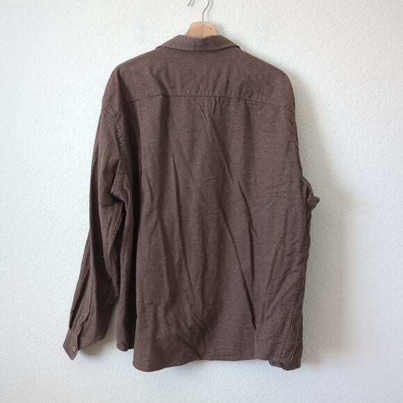 UNTUCKit Mens Button Down Shirt Brown XXXL 3X 100% Cotton Mid-Weight - Picture 3 of 6